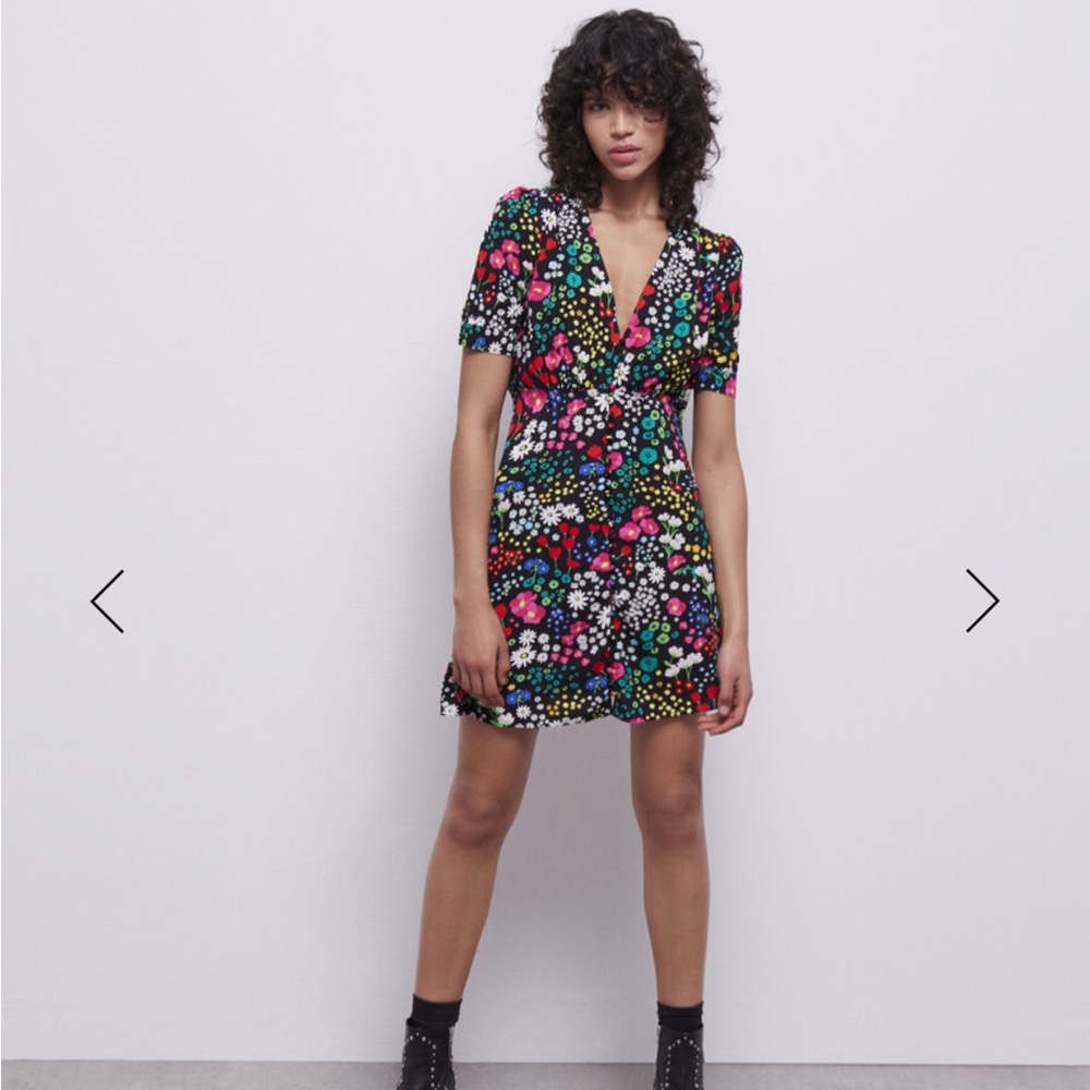 The Kooples Short Printed Dress with Buttonings - Picture 12 of 12